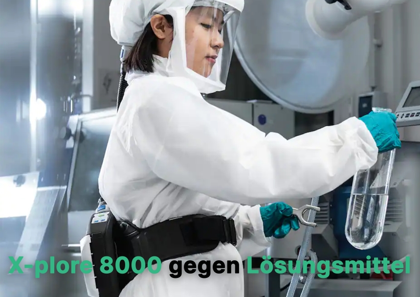 Atemschutz X-plore® 8000 im Einsatz gegen Lösungsmittel